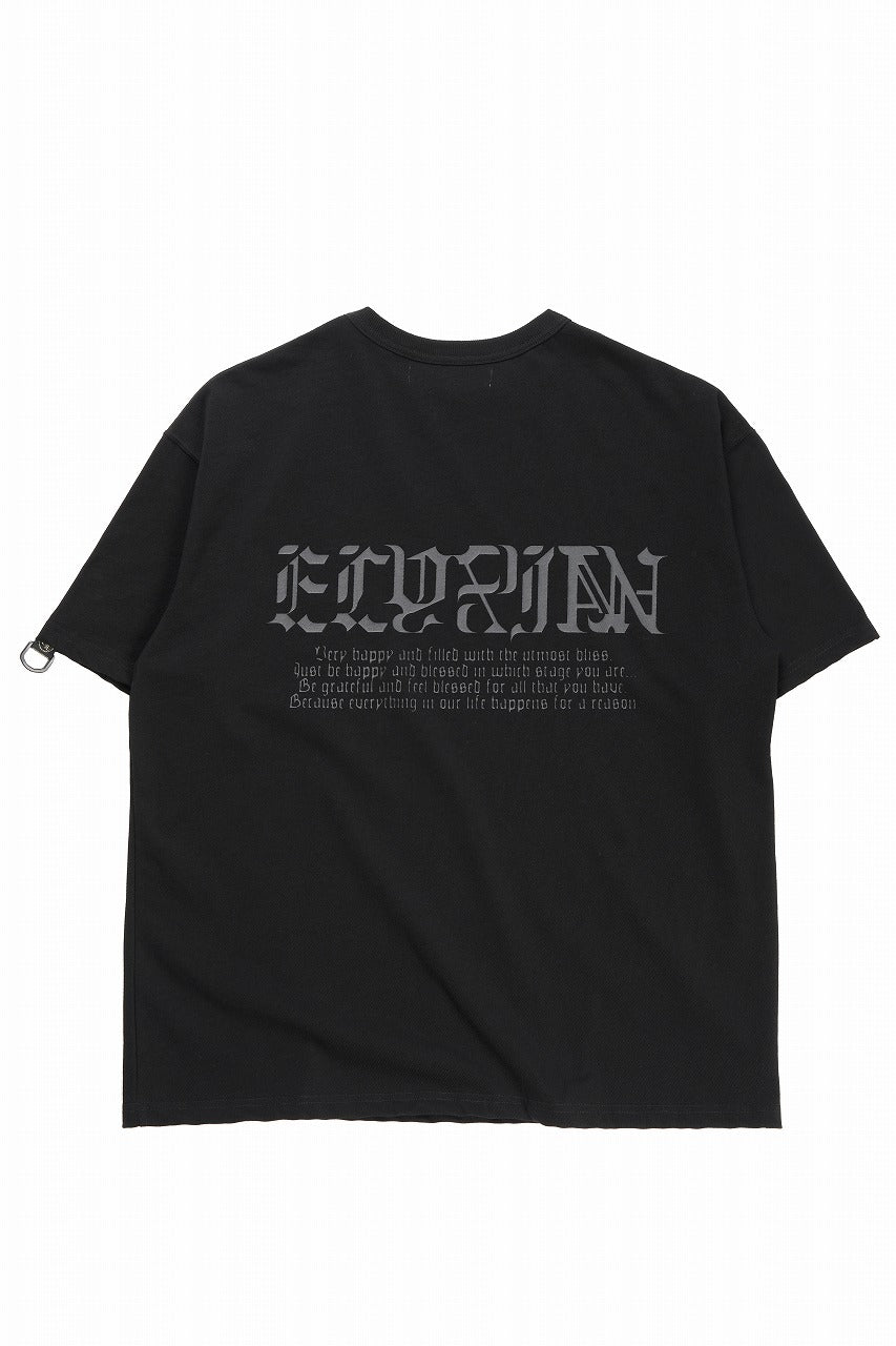 Load image into Gallery viewer, beauty : beast ESSENTIAL GRAPHIC LINE TEE (REQUIEM / BLACK)