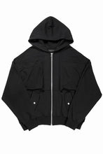 画像をギャラリービューアに読み込む, A.F ARTEFACT SWEAT ZIP HOODIE (BLACK)