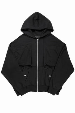 画像をギャラリービューアに読み込む, A.F ARTEFACT SWEAT ZIP HOODIE (BLACK)