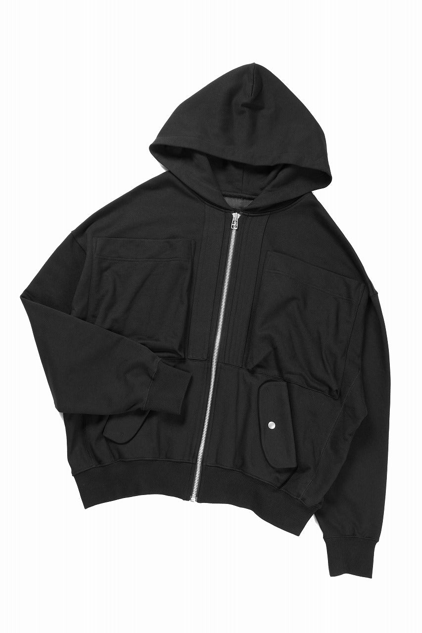 画像をギャラリービューアに読み込む, A.F ARTEFACT SWEAT ZIP HOODIE (BLACK)