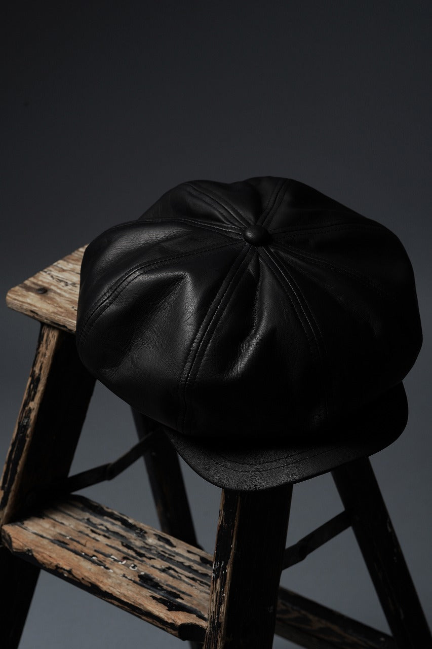 画像をギャラリービューアに読み込む, ISAMU KATAYAMA BACKLASH CASQUETTE / MONOCHROME LUXURY STEER (BLACK)