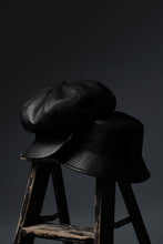 画像をギャラリービューアに読み込む, ISAMU KATAYAMA BACKLASH CASQUETTE / MONOCHROME LUXURY STEER (BLACK)