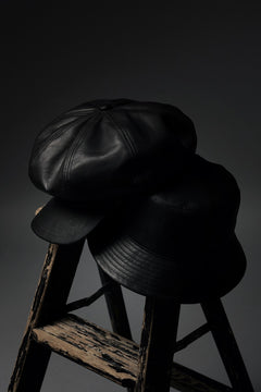画像をギャラリービューアに読み込む, ISAMU KATAYAMA BACKLASH CASQUETTE / MONOCHROME LUXURY STEER (BLACK)