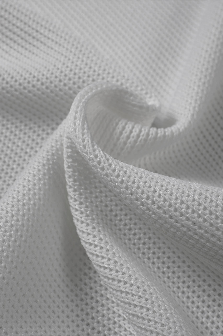 画像をギャラリービューアに読み込む, beauty : beast HIGH-NECK SLEEVELESS PULLOVER (WHITE)