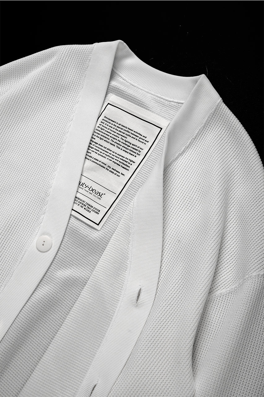 画像をギャラリービューアに読み込む, beauty : beast MONSTER CARDIGAN (WHITE)