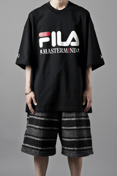 画像をギャラリービューアに読み込む, MASTERMIND WORLD x FILA TEE (BLACK)