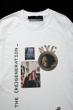 画像をギャラリービューアに読み込む, ISABEL BENENATO Comfort Size Print T-Shirt of Cotton Jersey (WHITE)