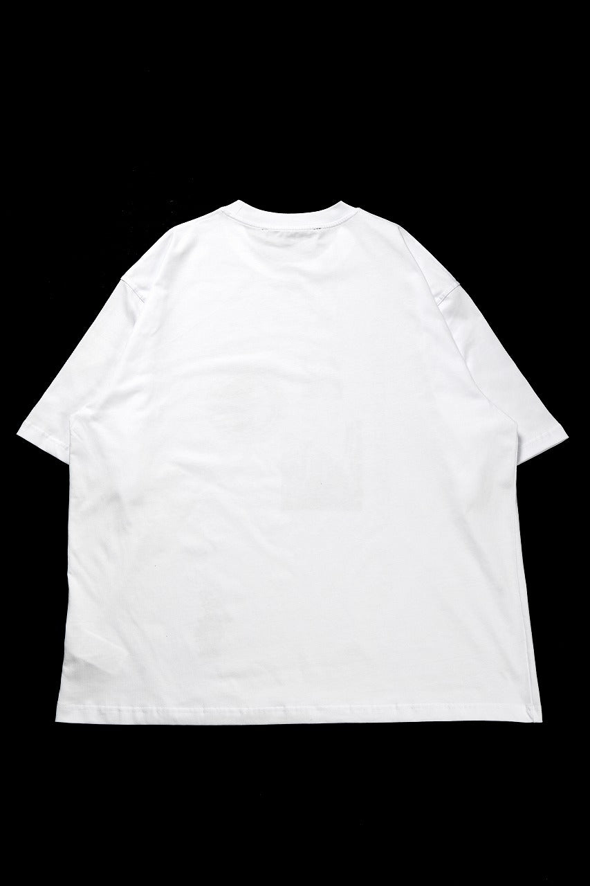 画像をギャラリービューアに読み込む, ISABEL BENENATO Comfort Size Print T-Shirt of Cotton Jersey (WHITE)