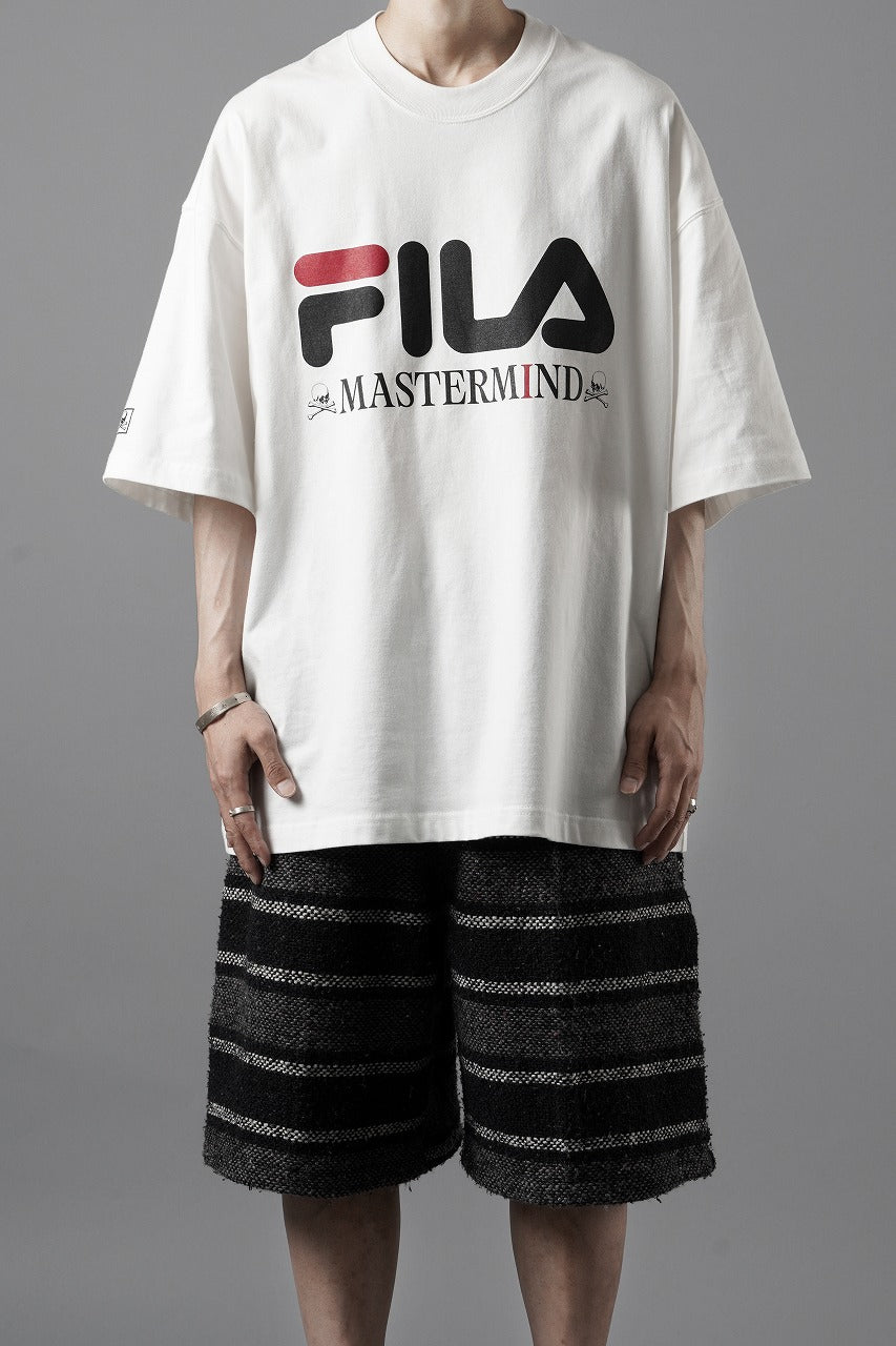 画像をギャラリービューアに読み込む, MASTERMIND WORLD x FILA TEE (WHITE)