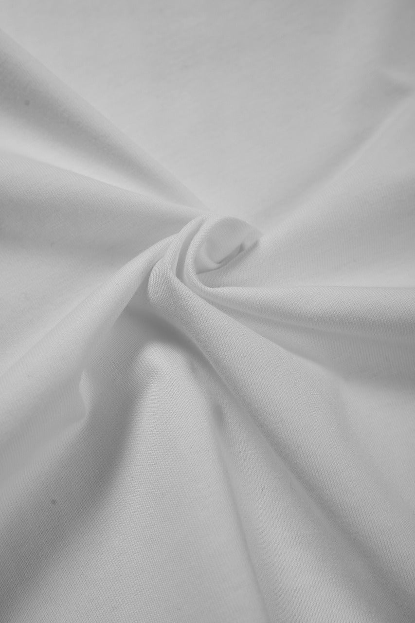 画像をギャラリービューアに読み込む, ISABEL BENENATO Comfort Size Print T-Shirt of Cotton Jersey (WHITE)