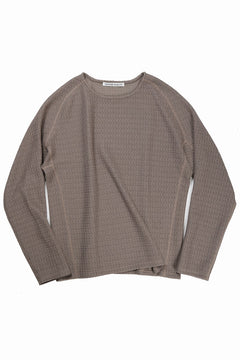 画像をギャラリービューアに読み込む, OPPOSE DUALITY ERGONOMIC LS T-SHIRTS / RUSSELL KNIT JERSEY (BEIGE)