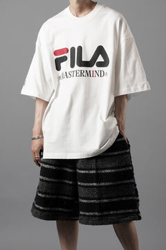 画像をギャラリービューアに読み込む, MASTERMIND WORLD x FILA TEE (WHITE)