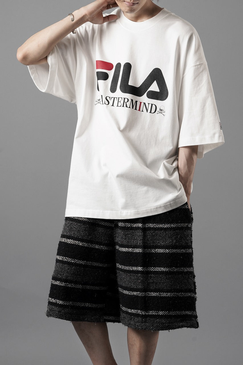 画像をギャラリービューアに読み込む, MASTERMIND WORLD x FILA TEE (WHITE)