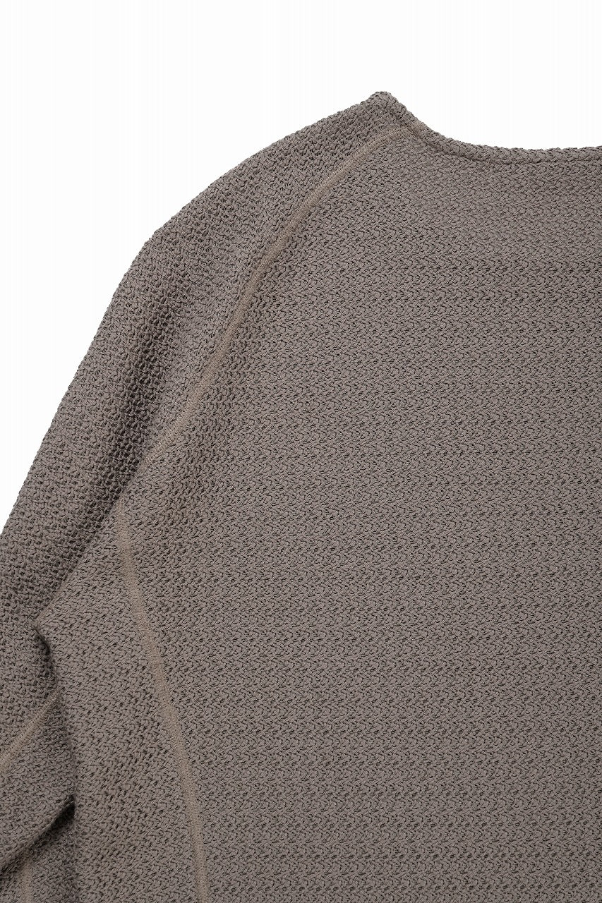 画像をギャラリービューアに読み込む, OPPOSE DUALITY ERGONOMIC LS T-SHIRTS / RUSSELL KNIT JERSEY (BEIGE)