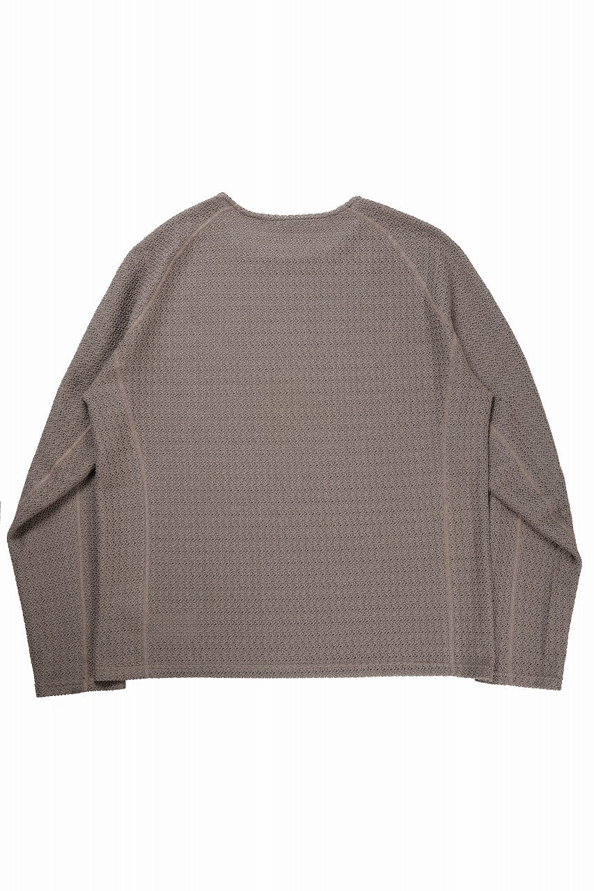画像をギャラリービューアに読み込む, OPPOSE DUALITY ERGONOMIC LS T-SHIRTS / RUSSELL KNIT JERSEY (BEIGE)