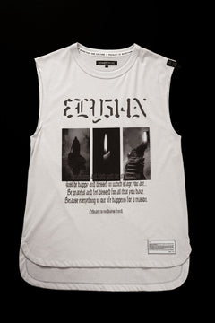 画像をギャラリービューアに読み込む, beauty : beast ESSENTIAL GRAPHIC LINE SLEEVELESS TEE (ELYSIAN / BEIGE)