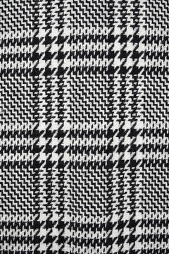 Load image into Gallery viewer, N/07 OPEN COLLAR L/S SHIRT / HOUNDSTOOTH GLEN CHECK (WHITE x BLACK)