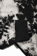 画像をギャラリービューアに読み込む, A.F ARTEFACT ASYMMETRY LOOP HEM TOPS / MOTTLED DYING (BLACK x IVORY)