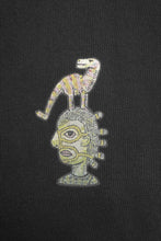 画像をギャラリービューアに読み込む, ISABEL BENENATO Comfort Size Print T-Shirt of Cotton Jersey (BLACK)