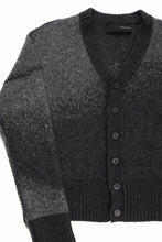 画像をギャラリービューアに読み込む, ISABEL BENENATO Yak Cardigan with Shaded Jacquard in Two Colours (GRAPHITE)