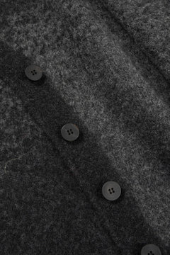 画像をギャラリービューアに読み込む, ISABEL BENENATO Yak Cardigan with Shaded Jacquard in Two Colours (GRAPHITE)