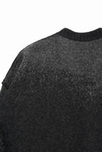 画像をギャラリービューアに読み込む, ISABEL BENENATO Yak Cardigan with Shaded Jacquard in Two Colours (GRAPHITE)