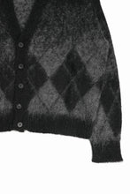 Load image into Gallery viewer, ISABEL BENENATO Shaded Gauzed Mohair Cardigan (BLACK / GRAPHITE)