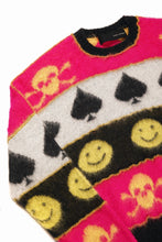 画像をギャラリービューアに読み込む, ISABEL BENENATO Wool Jacquarrd Intarsia Knit Jumper (MIX)