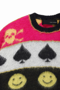 画像をギャラリービューアに読み込む, ISABEL BENENATO Wool Jacquarrd Intarsia Knit Jumper (MIX)
