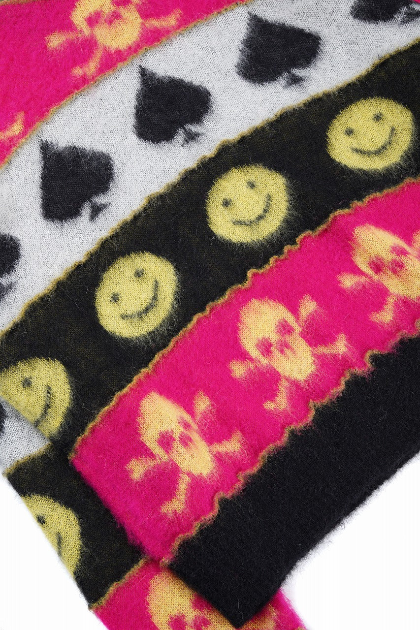 画像をギャラリービューアに読み込む, ISABEL BENENATO Wool Jacquarrd Intarsia Knit Jumper (MIX)