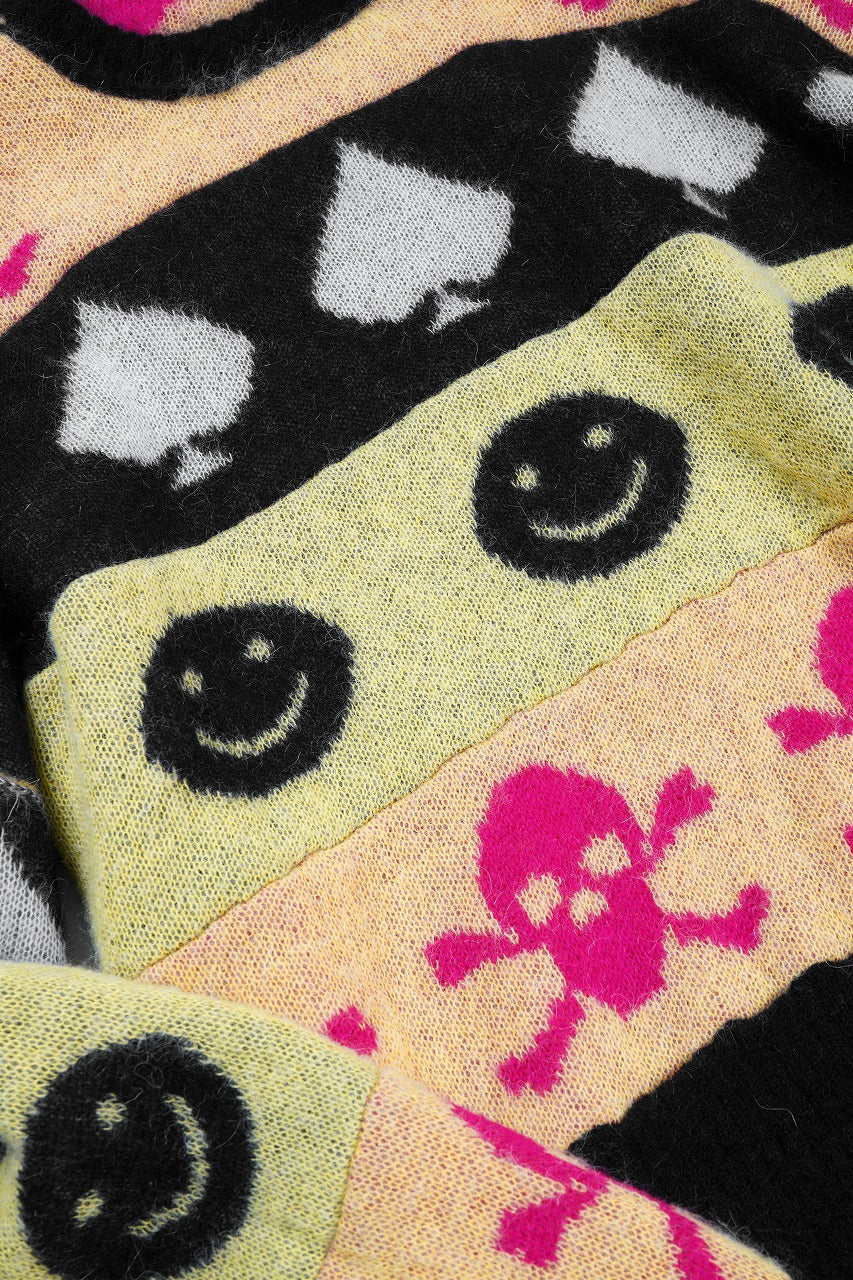 画像をギャラリービューアに読み込む, ISABEL BENENATO Wool Jacquarrd Intarsia Knit Jumper (MIX)