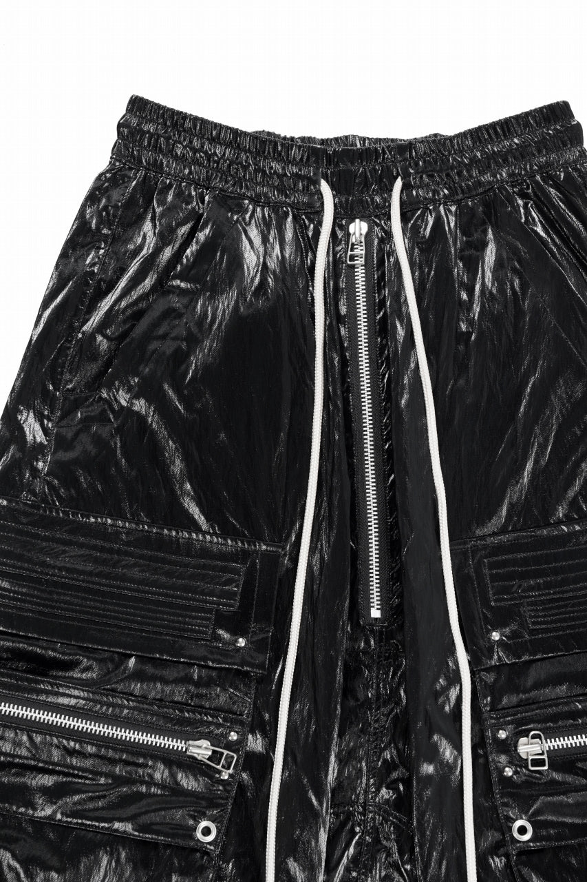 画像をギャラリービューアに読み込む, A.F ARTEFACT LEATHER TEC ZIP CARGO SHORTS (BLACK)