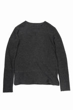 画像をギャラリービューアに読み込む, KLASICA STANDARD BOAT NECK / SHETLAND WOOL AMUNZEN (CARBON)