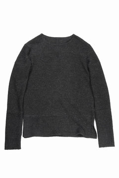 画像をギャラリービューアに読み込む, KLASICA STANDARD BOAT NECK / SHETLAND WOOL AMUNZEN (CARBON)