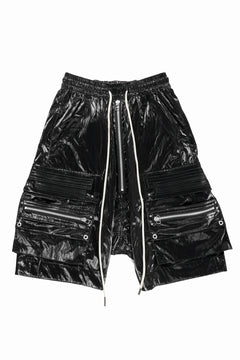 画像をギャラリービューアに読み込む, A.F ARTEFACT LEATHER TEC ZIP CARGO SHORTS (BLACK)