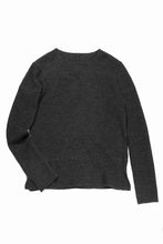 画像をギャラリービューアに読み込む, KLASICA STANDARD BOAT NECK / SHETLAND WOOL AMUNZEN (CARBON)