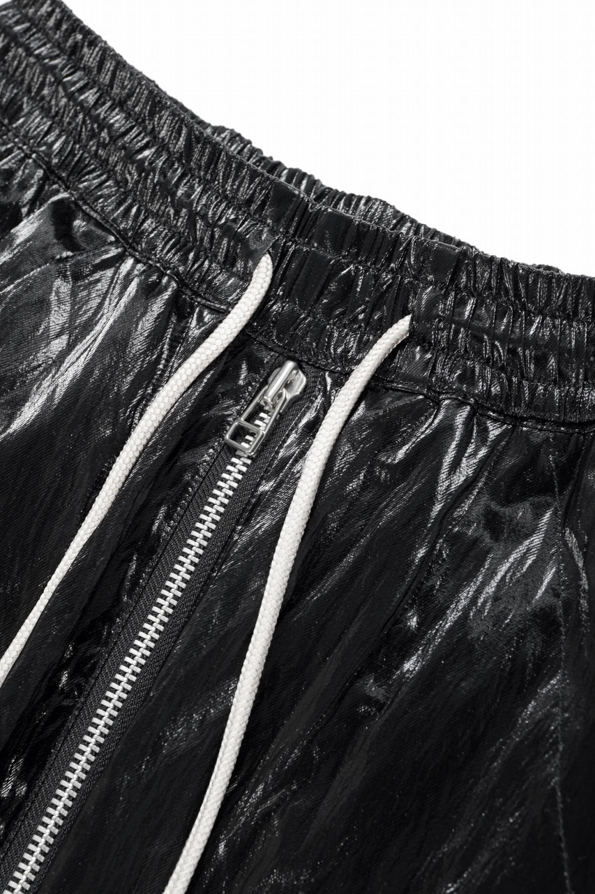 画像をギャラリービューアに読み込む, A.F ARTEFACT LEATHER TEC ZIP CARGO SHORTS (BLACK)