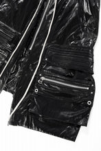 画像をギャラリービューアに読み込む, A.F ARTEFACT LEATHER TEC ZIP CARGO SHORTS (BLACK)