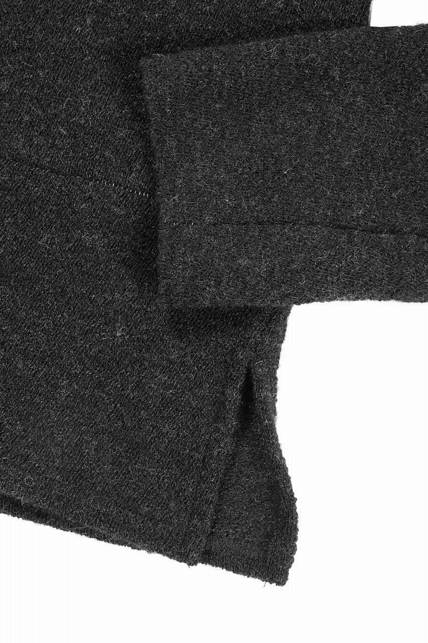 画像をギャラリービューアに読み込む, KLASICA STANDARD BOAT NECK / SHETLAND WOOL AMUNZEN (CARBON)