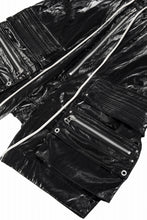 画像をギャラリービューアに読み込む, A.F ARTEFACT LEATHER TEC ZIP CARGO SHORTS (BLACK)