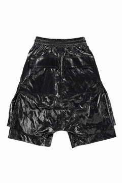 画像をギャラリービューアに読み込む, A.F ARTEFACT LEATHER TEC ZIP CARGO SHORTS (BLACK)