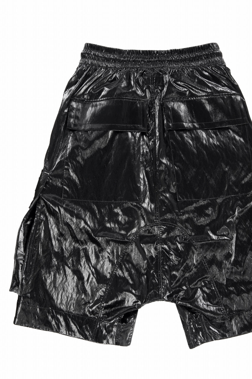 画像をギャラリービューアに読み込む, A.F ARTEFACT LEATHER TEC ZIP CARGO SHORTS (BLACK)