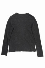 画像をギャラリービューアに読み込む, KLASICA STANDARD BOAT NECK / SHETLAND WOOL AMUNZEN (CARBON)