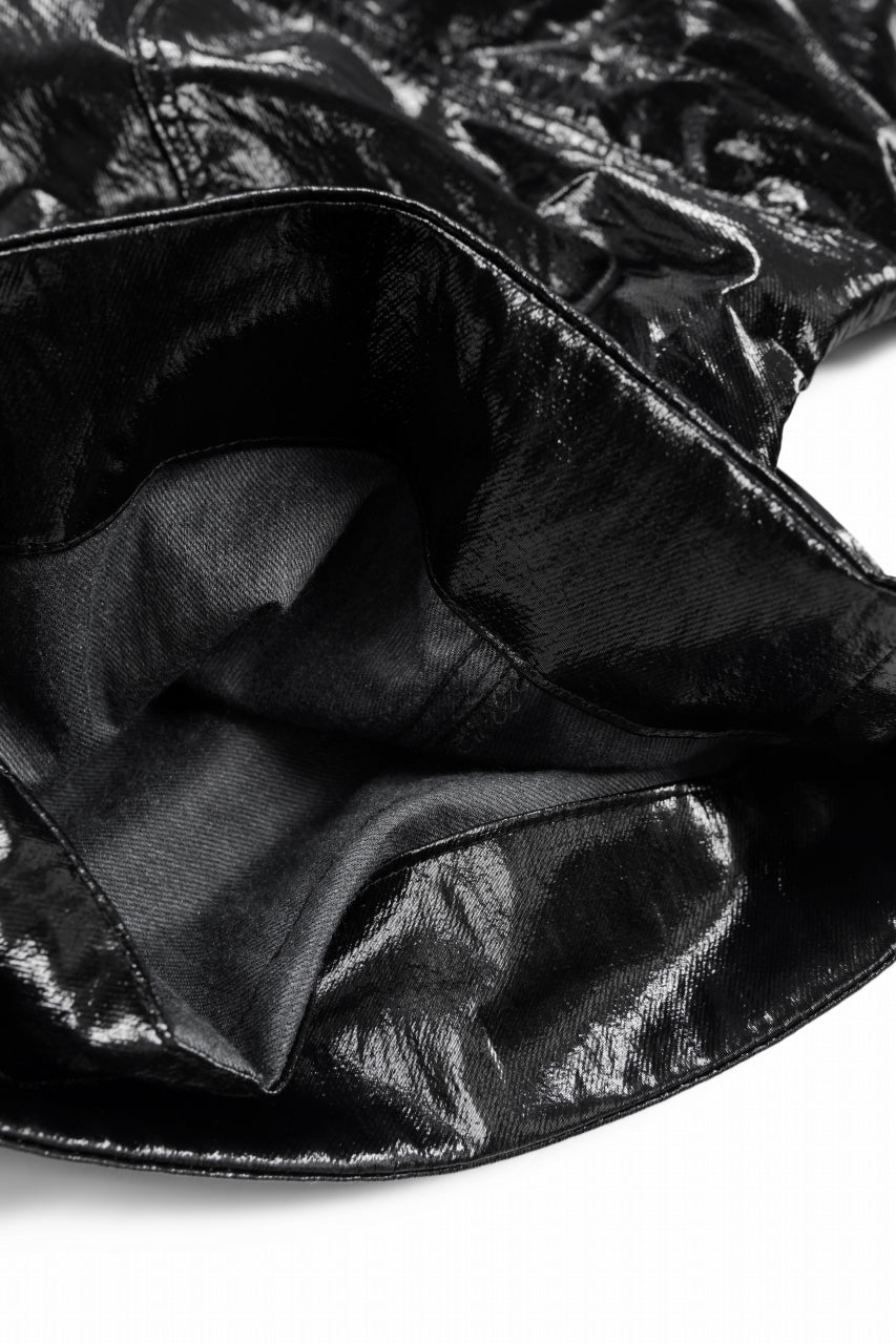 画像をギャラリービューアに読み込む, A.F ARTEFACT LEATHER TEC ZIP CARGO SHORTS (BLACK)