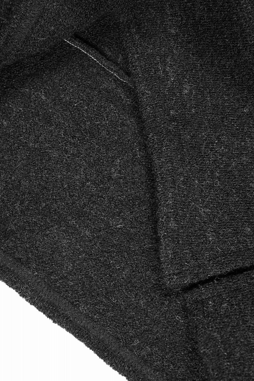 画像をギャラリービューアに読み込む, KLASICA STANDARD BOAT NECK / SHETLAND WOOL AMUNZEN (CARBON)