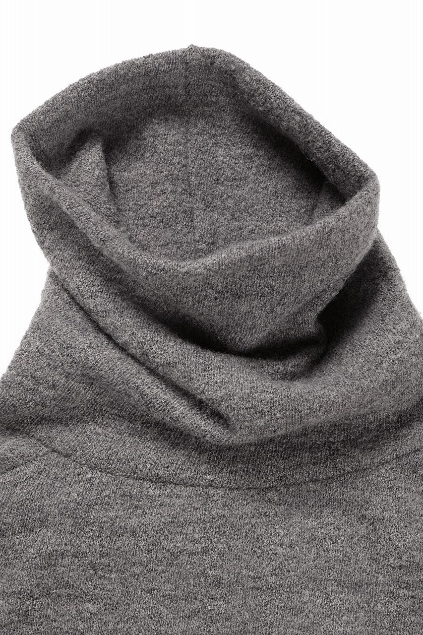 画像をギャラリービューアに読み込む, KLASICA VOLUME TURTLE NECK / SHETLAND WOOL AMUNZEN (SAND)