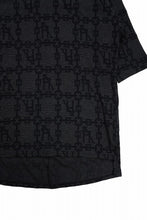 画像をギャラリービューアに読み込む, A.F ARTEFACT JACGURD HOODIE TEE (BLACK x DARK GREY)