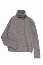 画像をギャラリービューアに読み込む, KLASICA VOLUME TURTLE NECK / SHETLAND WOOL AMUNZEN (SAND)