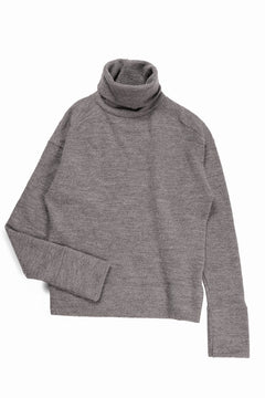 画像をギャラリービューアに読み込む, KLASICA VOLUME TURTLE NECK / SHETLAND WOOL AMUNZEN (SAND)