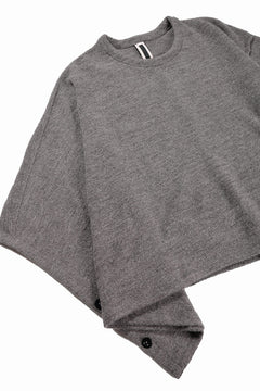 画像をギャラリービューアに読み込む, KLASICA WEARABLE BIG STOLE PONCHO / SHETLAND WOOL AMUNZEN (SAND)